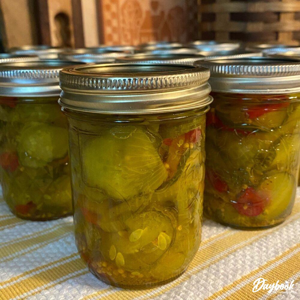 canned bread and butter pickles