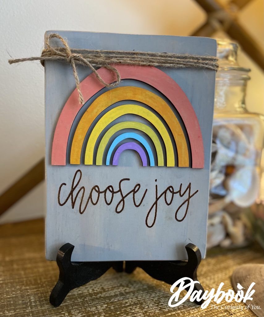 choose joy wooden sign