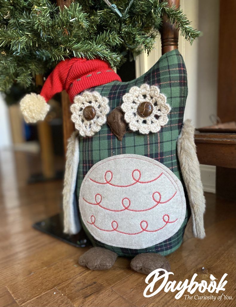 Owl door stop was a gift from a student