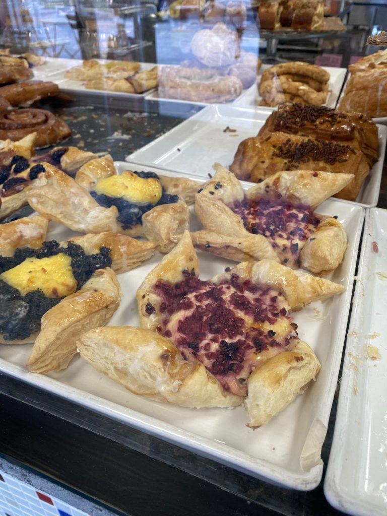Bakery items at a German bakery in Sarasota, FL.
